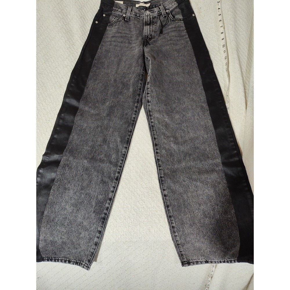 LEVI'S Dad Baggy Jeans in Black Wash size 26 90's (711)